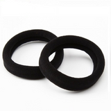 Black Soft Hair Ties for Women - 5pcs