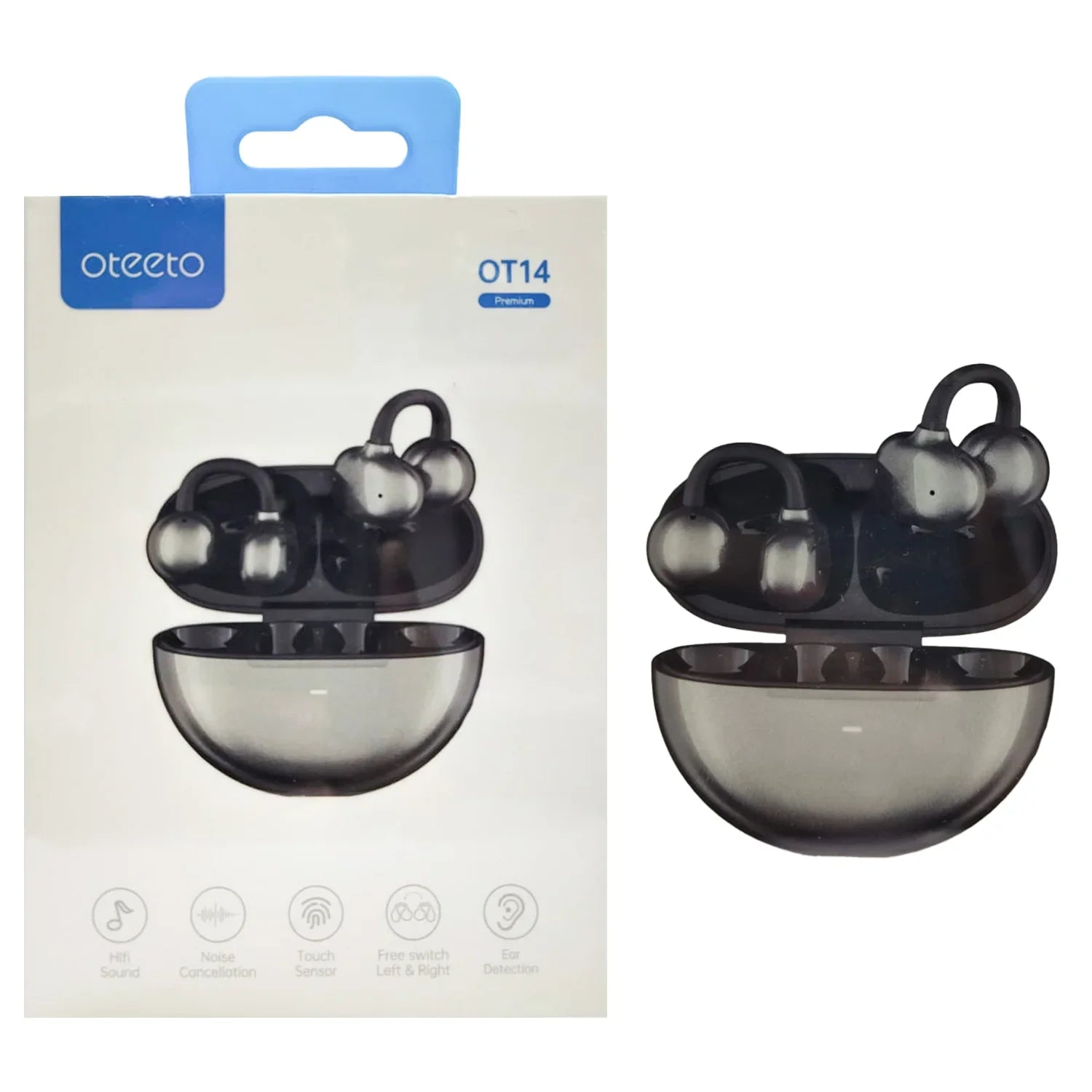 Oteeto Dual Device Connection Wireless Earphone - OT14 Oteeto Dual Device Connection Wireless Earphone - OT14