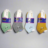 Cute Striped Ankle Socks - 3 Pairs Zixinhu #6