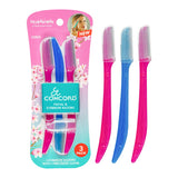 CONCORD Facial & Eyebrow Razors 3 Pack - CER01