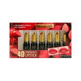 Lchear 4D Plumping Matte Lipstick - 3.5g × 6Pcs