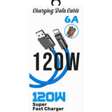 Zinc Alloy 120W Super Fast Charging Data Cable S218-1