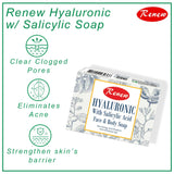 Renew Hyaluronic With Salicylic Acid Face & Body Soap - 135g