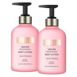 LBLS Sakura Niacinamide Brightening Body Lotion - 500ml (Buy 1 Get 1 Free)