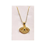 Unique Design Golden Stainless Steel Necklace with pendant - FJ4213