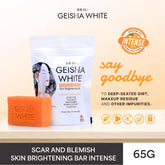 Geisha White Intense Scar & Blemish Skin Brightening Soap - 65g