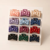 Unique Design Hair Claw Clips - 12 Pcs (C129)