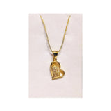 Unique Design Golden Stainless Steel Necklace with pendant - FJ4214