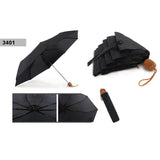 Susino Three Fold Umbrella Compact Size - 3401 (Black)