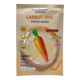 Kiss Beauty Carrot Vita Fresh Face Mask - 30ml
