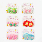 Fashion Jewelry Floral Hair Band Set Assorted - 6 Pcs