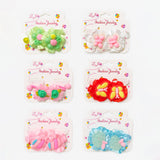 Fashion Jewelry Floral Hair Band Set Assorted - 6 Pcs