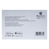 ساعة ذكية للسيدات من Smartbarry مع طقم أقراط - A29 Plus