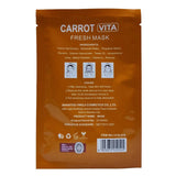Kiss Beauty Carrot Vita Fresh Face Mask - 30ml