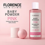 Florence Baby Powder Pink Shower Gel Scrub - 500ml