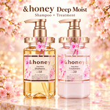 ViCREA & Honey Deep Moist Shampoo 1.0 + Treatment 2.0 Set (Japan)
