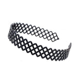 Non-Slip Pattern Design Headbands Black Color - 1 Pcs (KT-220A-424)