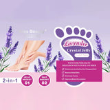 Kiss Beauty Lavender Crystal Jelly Foot Spa - 40g+40g