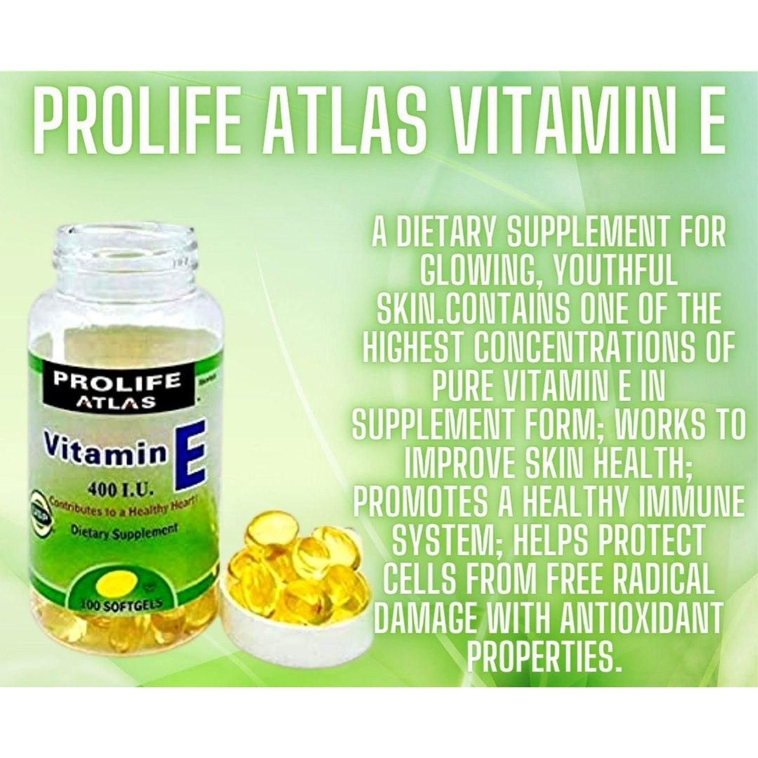 Prolife Atlas Vitamin E Prolife Atlas Vitamin E