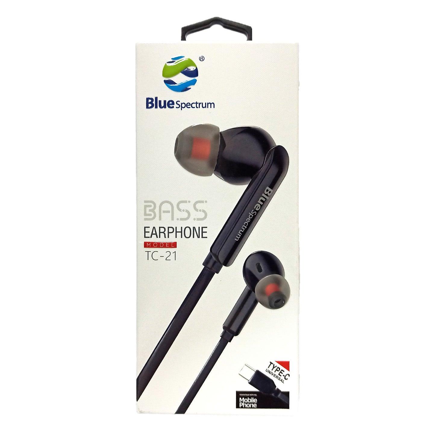 Blue Spectrum Type C Stereo Headset TC-21 Blue Spectrum Type C Stereo Headset TC-21