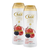Silk Berry Extracts Shampoo + Conditioner For Colored Hair - 400ml × 2 Pcs (Offer)