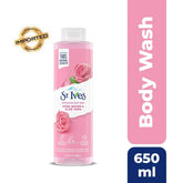 St Ives Rose Water & Aloe Vera Body Wash - 650ml