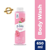 St Ives Rose Water & Aloe Vera Body Wash - 650ml