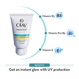 Olay Natural Aura Instant Glowing Radiance Cream - 40g
