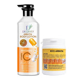Arbutin Body Lotion & Arbutin Cream KC3 - 1080ml+220g (Combo Pack)