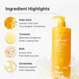 Medicube Kojic Acid Turmeric Purifying Gel Cleanser - 500ml