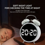 Honey Time LED Display Twin Bell Alarm Clock HL-8896-1