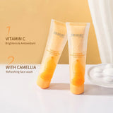 Dr.Rashel Double Tube Vitamin C Brightening Face Wash - 40g+40g