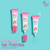 Queen White 3 in 1 Pore Eraser Sunblock Gel SPF75 - 20ml