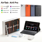 تابلت AirTab Air8 Pro مع ذاكرة وصول عشوائي (RAM) سعة 24 جيجابايت وذاكرة تخزين داخلية (ROM) سعة 1 تيرابايت ويدعم شبكات الجيل الخامس (5G)