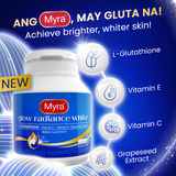 Myra Glow Radiance White Caps - 30's