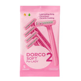 Dorco Soft Women's Shaving Razors - 5Pcs Set