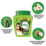 Vatika Cactus & Garlic Hot Oil Treatment For Hair Fall Control - 500g