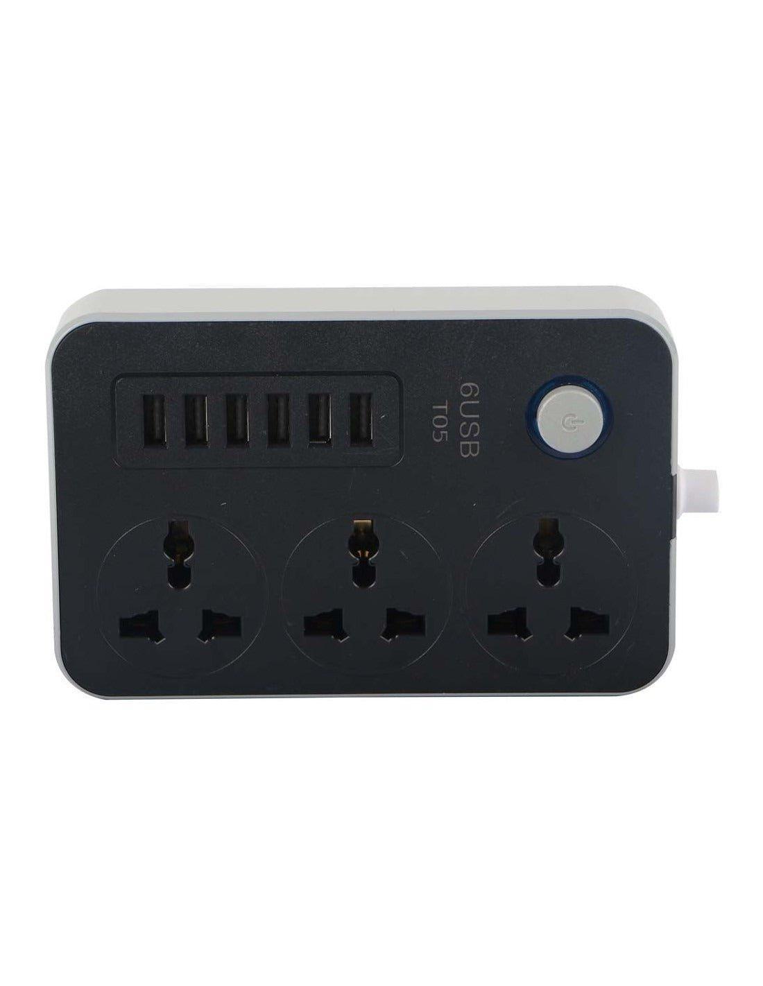6 USB Ports and 3 Power Socket Extension CX-T05 - Pinoyhyper 6 USB Ports and 3 Power Socket Extension CX-T05 - Pinoyhyper