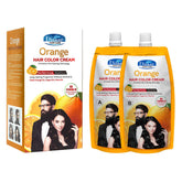 Disaar Orange Hair Color Cream Natural Brown - 500ml+500ml