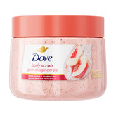 Dove Brown White Peaches & Crushed Rice Body Scrub - 425g