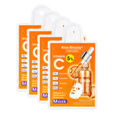 Kiss Beauty Vitamin C+ Antioxidant Radiance Face Mask - 30ml (3+1) Offer