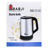Electric Kettle 2 Litter Stainless Steel - BBJ 53-02