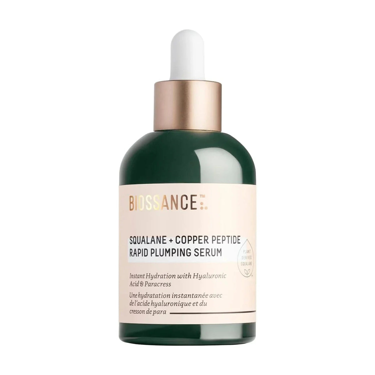 BIOSSANCE Squalane + Copper Peptide Rapid Plumping Serum - 50ml