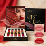 Cover Up Artist Silk Matte Lipgloss Beauty Set - 6g × 10Pcs