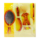 Daimeijia Hair Styling Comb Set With Elegant Mirror - 4 Pcs