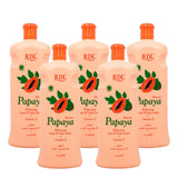 RDL Papaya Brightening Body Lotion + Vitamin E - 600ml (4+1) Offer