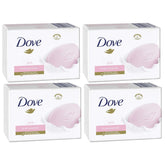 Dove Pink Soft & Smooth Skin Soap Bar 4 x 125g