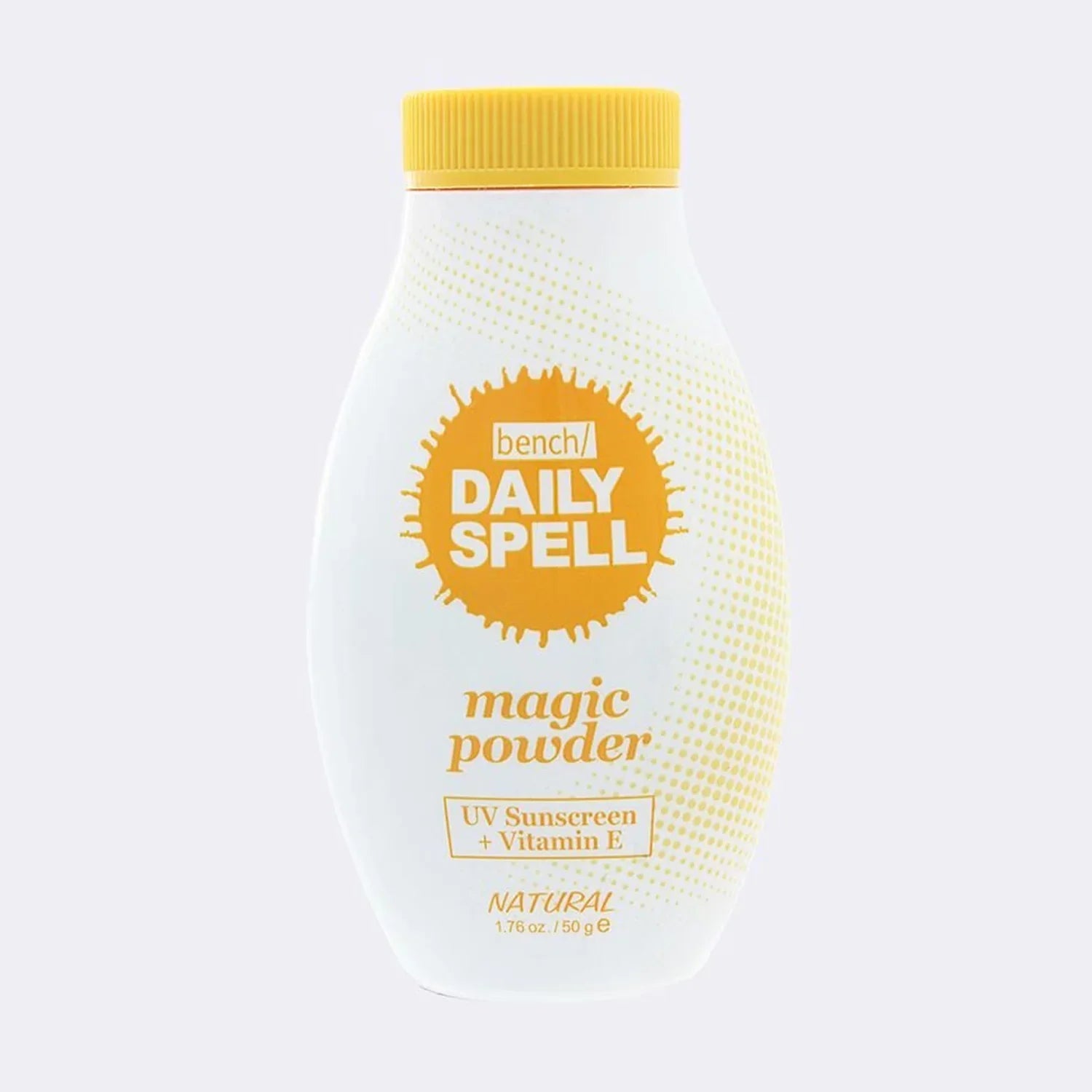 Bench Daily Spell Natural UV Sunscreen + Vit E Magic Powder - 50g Bench Daily Spell Natural UV Sunscreen + Vit E Magic Powder - 50g