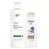 Dove Biotin Hair Fall Rescue + Lavender Thickness Shampoo - 400ml+180ml