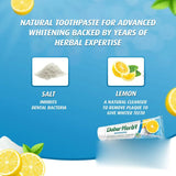 Dabur Herbal Brightening Salt & Lemon Toothpaste - 150g